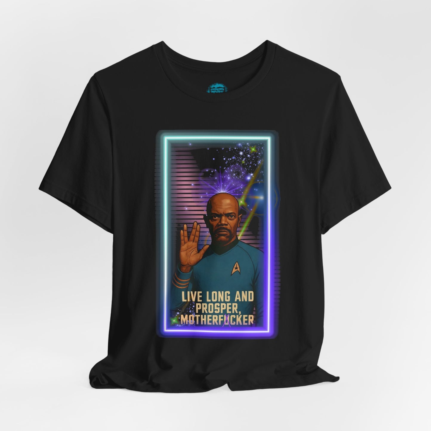 Live Long and Prosper, Mother F*cker” Tee – Sci-Fi Space Parody T-Shirt