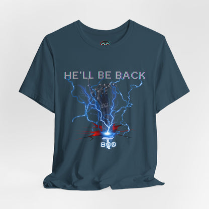 T-800 “He’ll Be Back” Edition Tee – Cybernetic Terminator Tribute T-Shirt