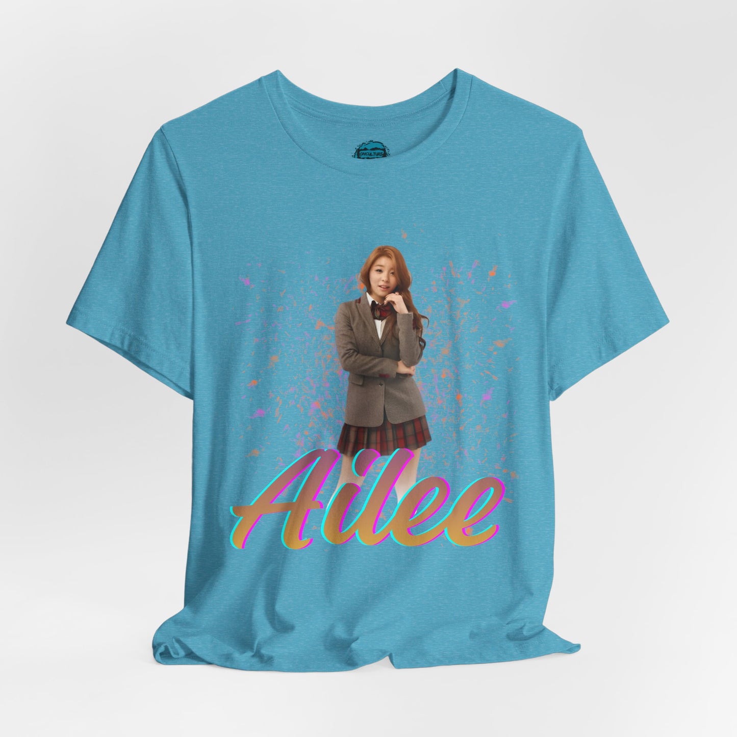 Ailee Fan KPop Tee | K-Idol Fan T-Shirt with Glitter Bomb