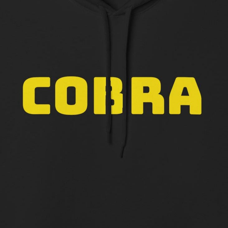 Double-Sided Johnny Lawrence Cobra Kai Hoodie - "Strike First, Strike Hard, No Mercy" Design