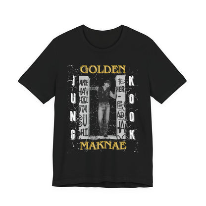 JK The Golden Youth Tee | Vintage Style KPop Fan T-Shirt