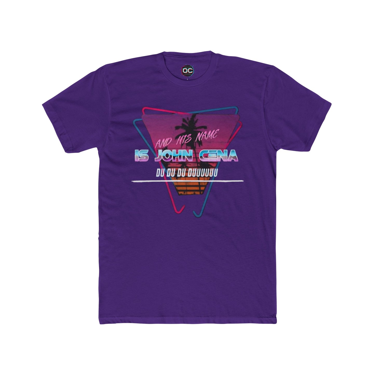 John Cena Meme T-Shirt - Retro 80s 'And His Name Is' Design | An IWC Inspired Funny Wrestling Tee