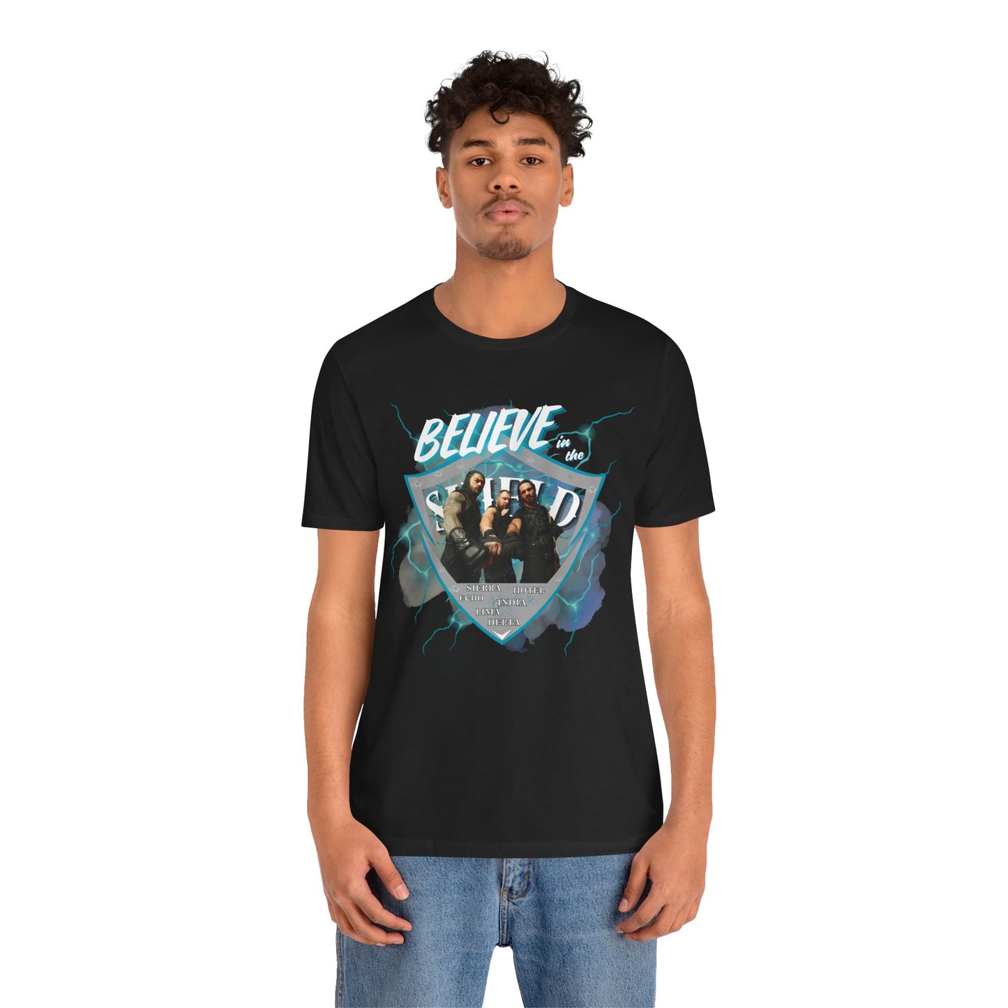 Believe in The SHIELD Tee – Reigns, Ambrose & Rollins Tribute Shirt