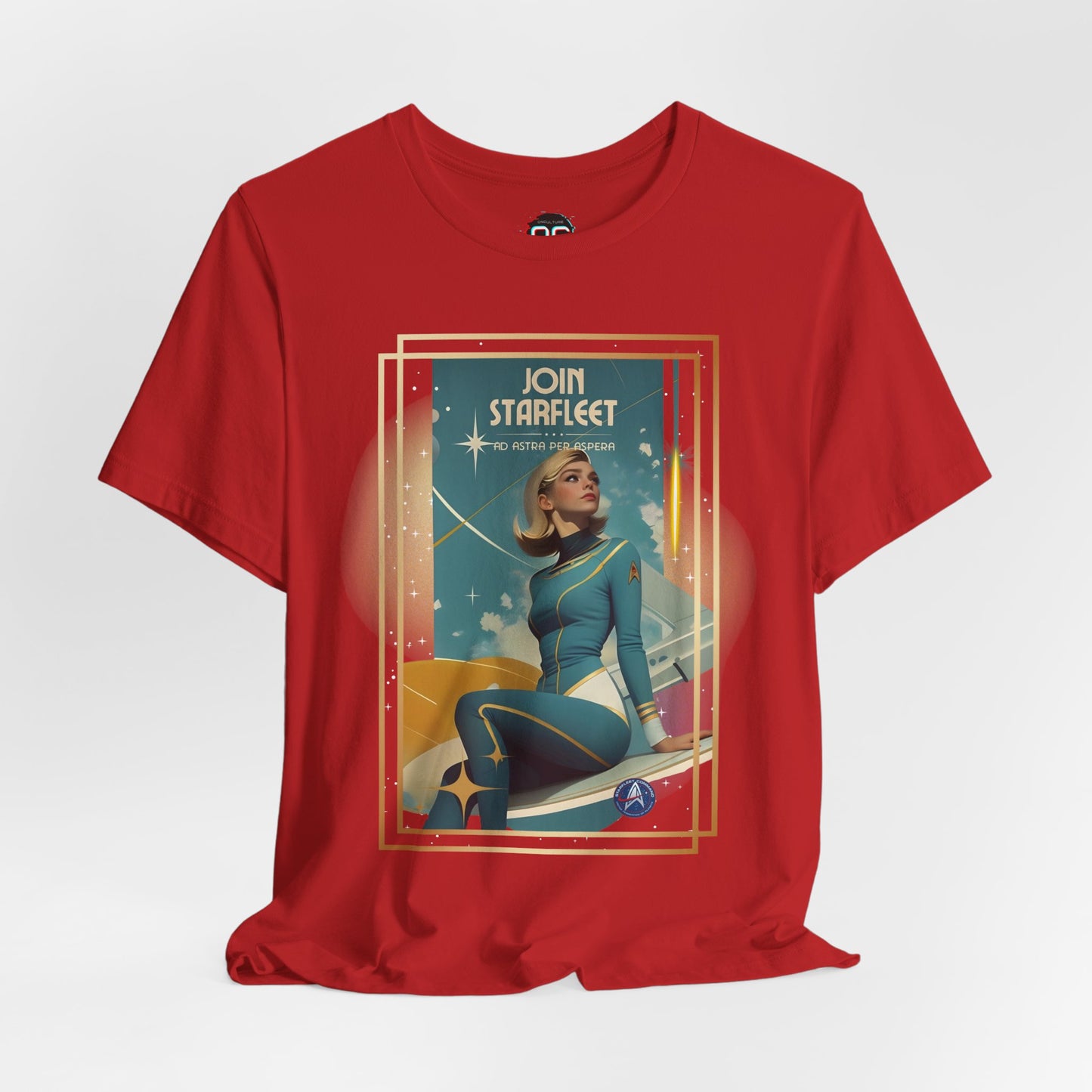 Space Fleet Recruitment Poster Tee | Tetro Trek Nerds T-Shirt