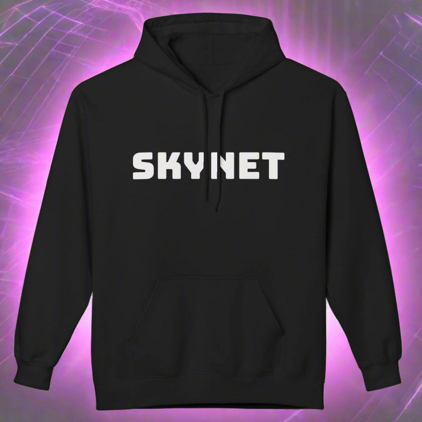 Cyberdyne Systems Logo - Double-Sided Terminator Skynet Hoodie, Sci-Fi Movie Design