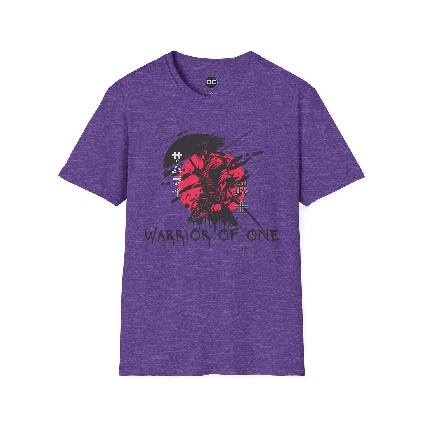 Warrior of One Samurai T-Shirt - Japanese Ink Splatter Art Tee
