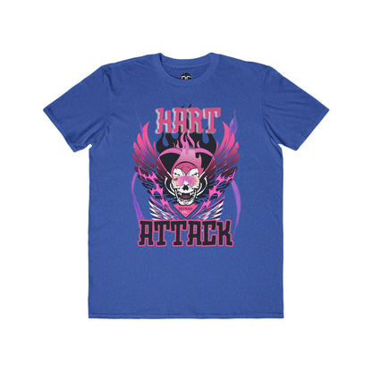 Bret Hart "Hart Attack" T-Shirt – Pink & Black Winged Skull Design WWE Retro Wrestling Tee
