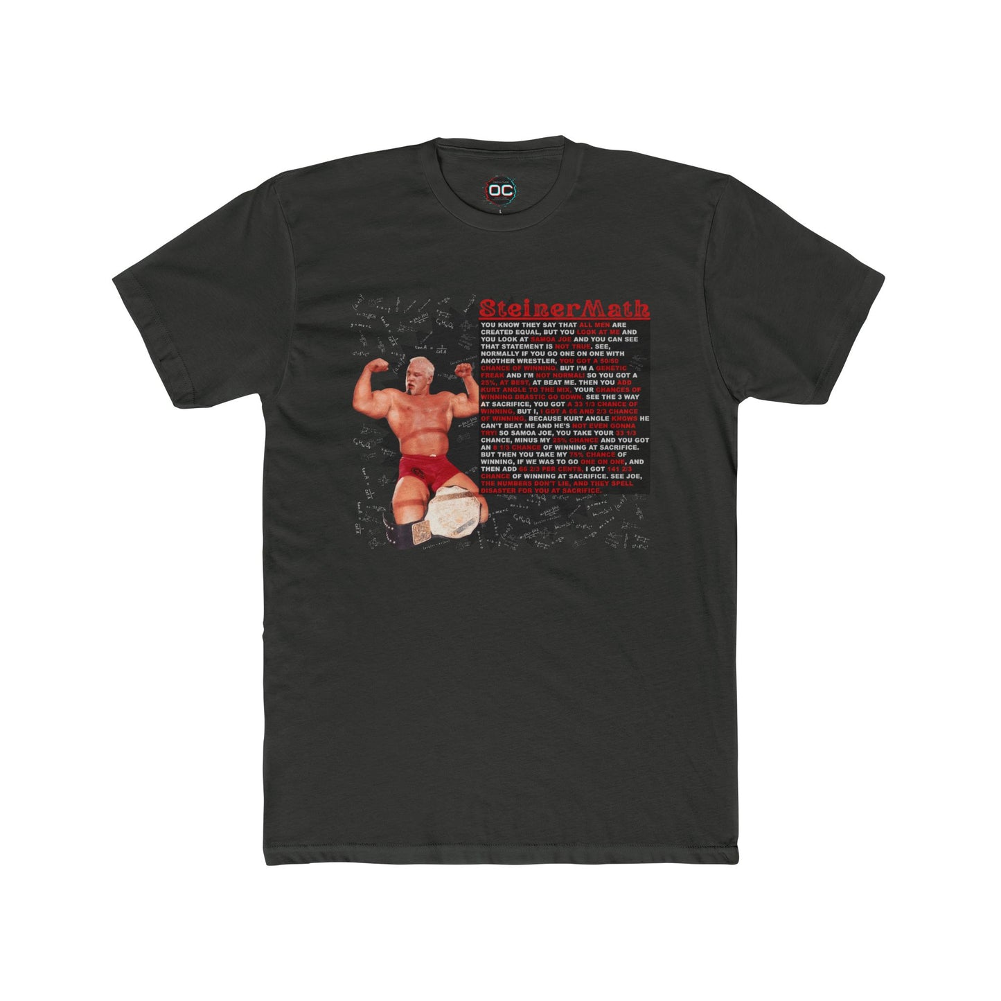 "Steiner Math" Scott Steiner T-Shirt – Because 141 2/3% of Normal Shirts Suck!