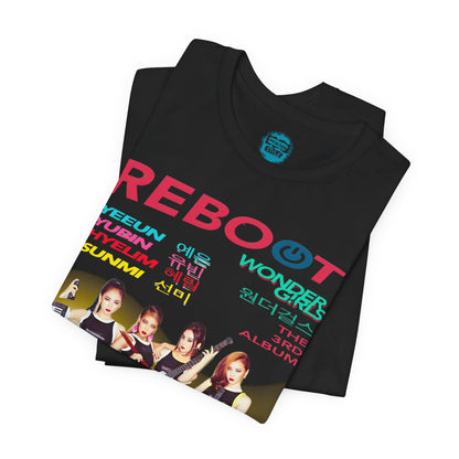 Girls of Wonder “Reboot” Comeback Tee | Legendary Retro KPop Girl Group Tribute T-Shirt