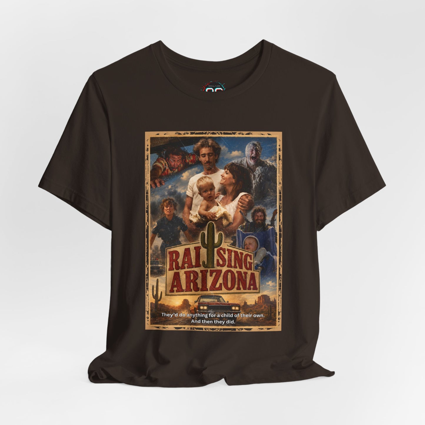Raising Hell in Arizona Tee | Cult Comedy Movie Poster Tribute T-Shirt