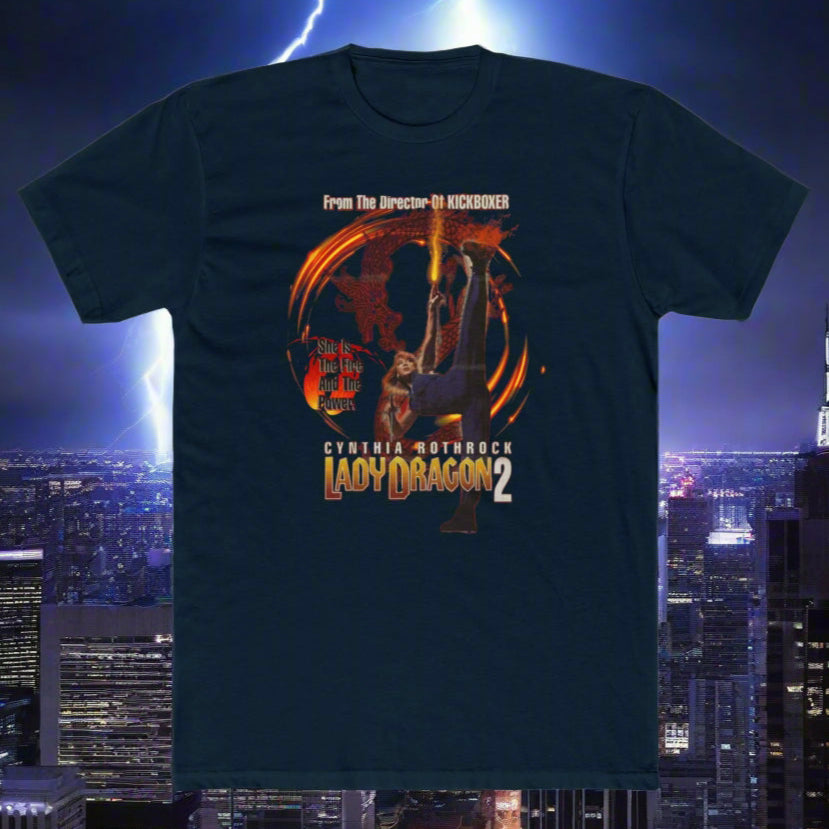 Lady Dragon 2 Graphic - Retro Action Movie T-Shirt