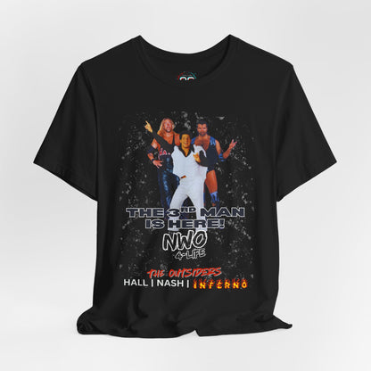 The Third Man Is Here Pro Wrestling Tee | Hall, Nash, and  Inferno Retro T-Shirt
