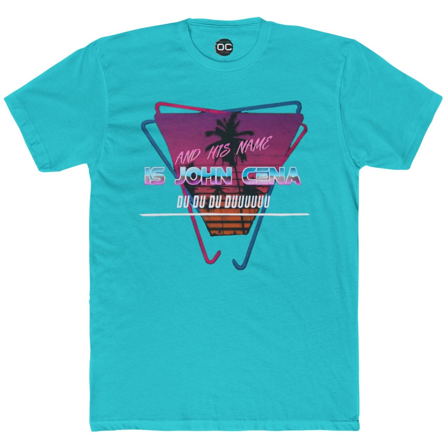 John Cena Meme T-Shirt - Retro 80s 'And His Name Is' Design | An IWC Inspired Funny Wrestling Tee