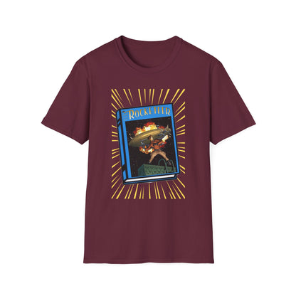 The Rocketeer Tribute Tee – Vintage Book Cover Blast-Off Edition