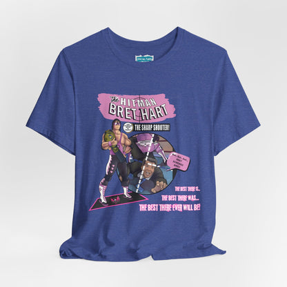 The Hitman Strikes Tee – Comic Book and Pro Wrestling Mash Up Tribute T-Shirt
