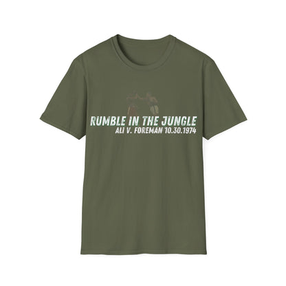 Ali vs Foreman "Rumble in the Jungle" Homage Boxing T-Shirt