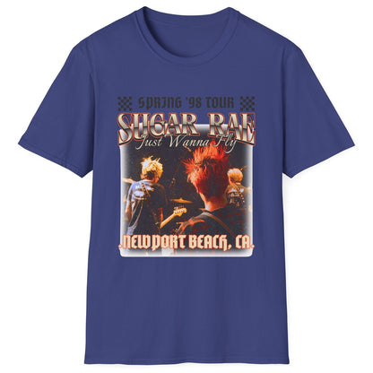 Sugar Rae: Spring '98 Tour T-Shirt – Funny Sugar Ray Band Parody Tee | 90s Concert Spoof Design