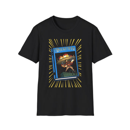 The Rocketeer Tribute Tee – Vintage Book Cover Blast-Off Edition
