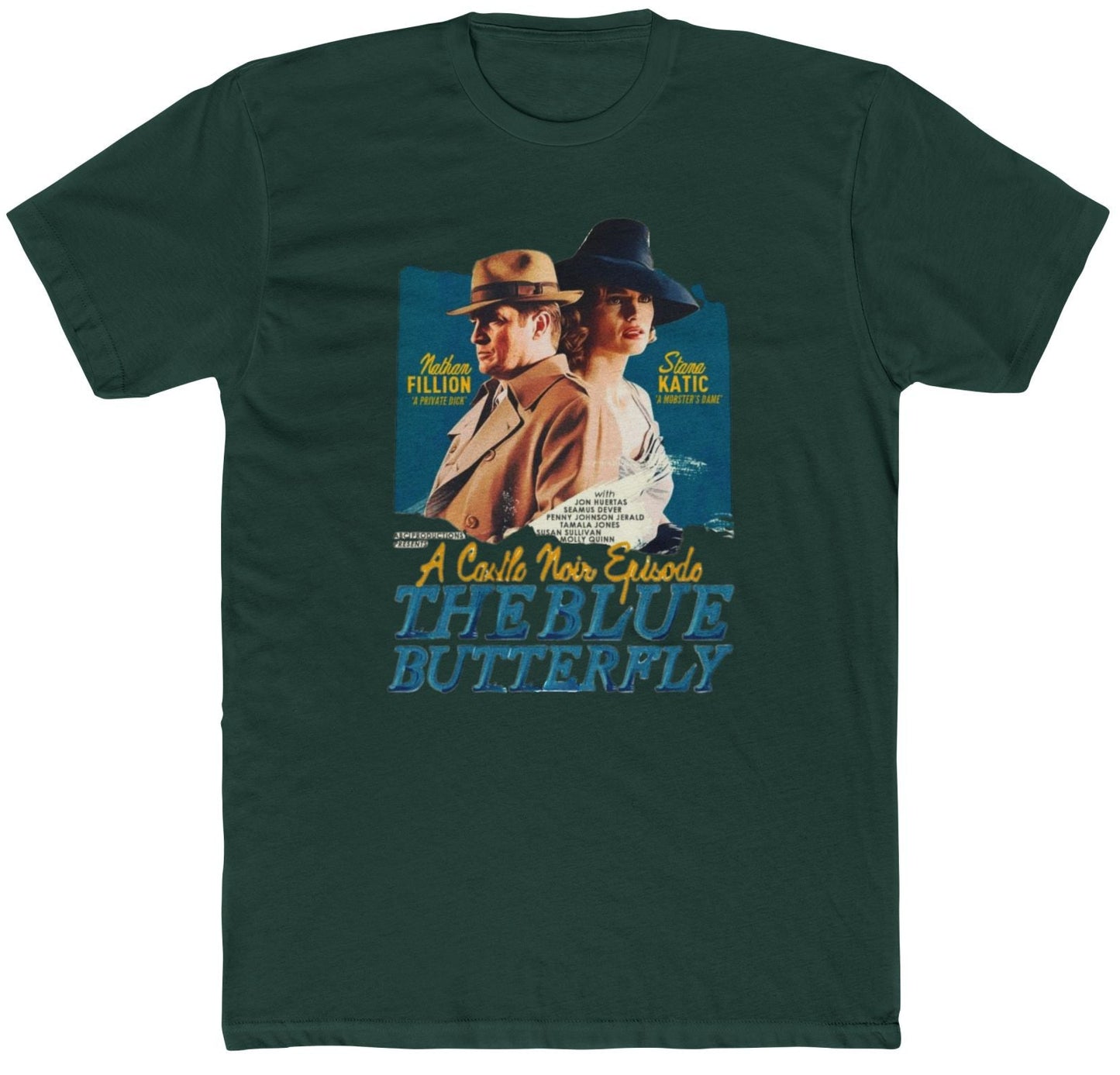 The Blue Butterfly Flys at Midnight T-Shirt