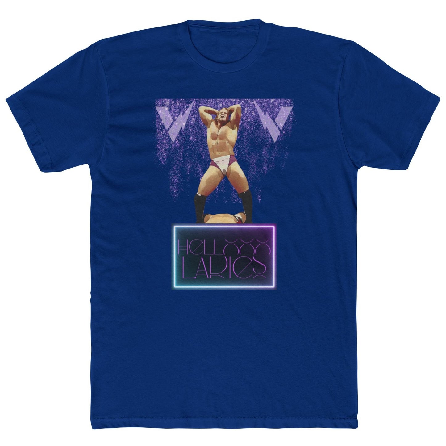 Val Venis "Hello Ladies" T-Shirt – WWF Attitude Era Tribute Tee | Gold Spark Shower + Signature Pose