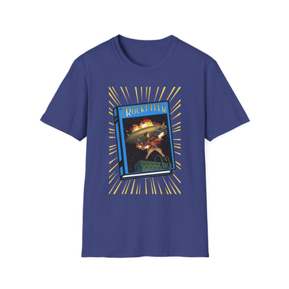 The Rocketeer Tribute Tee – Vintage Book Cover Blast-Off Edition