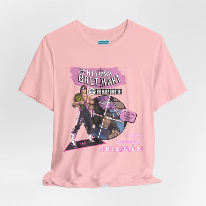 The Hitman Strikes Tee – Comic Book and Pro Wrestling Mash Up Tribute T-Shirt