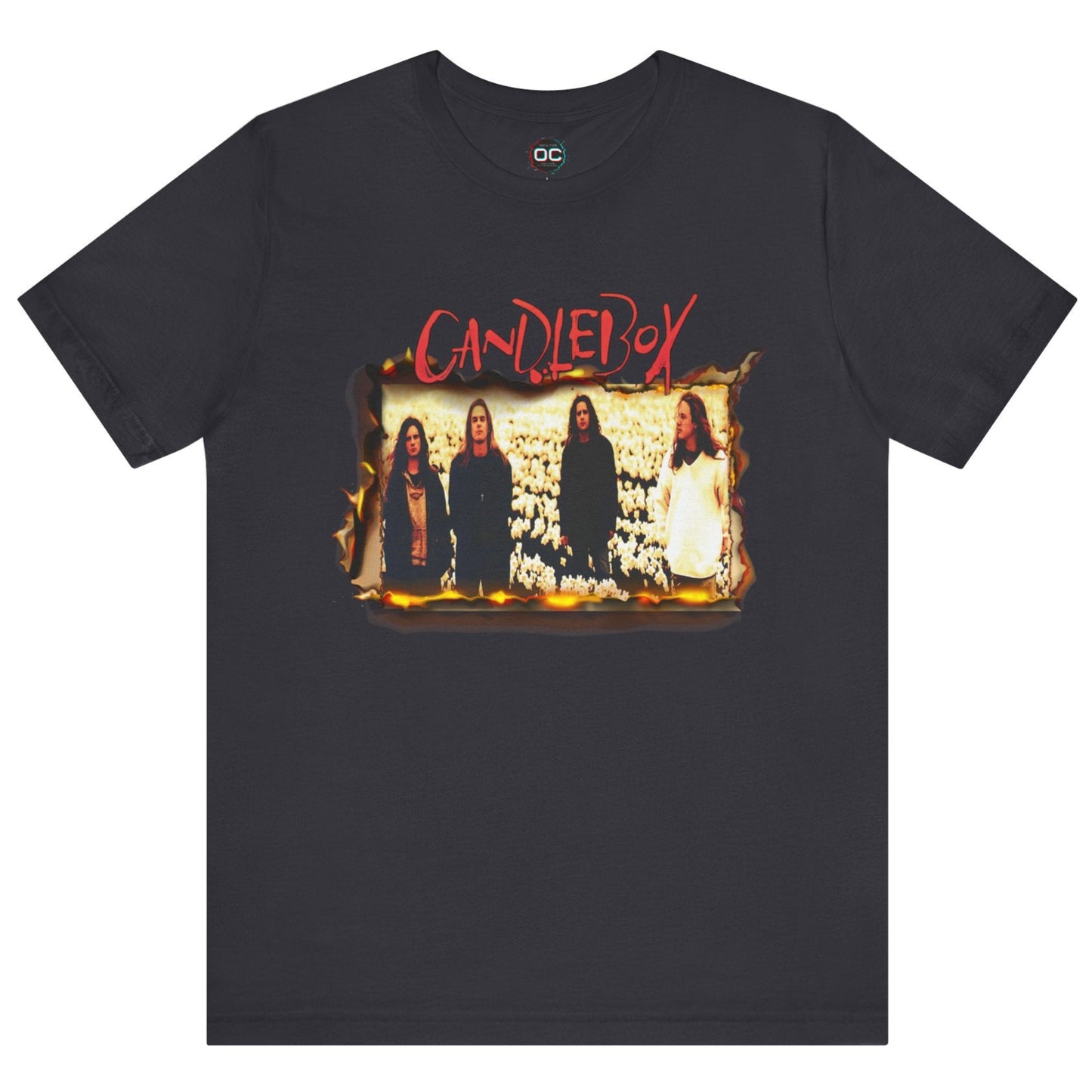 Candlebox Burned Album Cover T-Shirt – Grunge Rock Tribute Tee | Distressed 90s Music Aesthetic