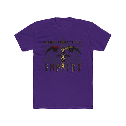 Queensrÿche Empire T-Shirt - 80s Power Metal Band Logo with DNA & Bat Wings - Band Merch for Fans