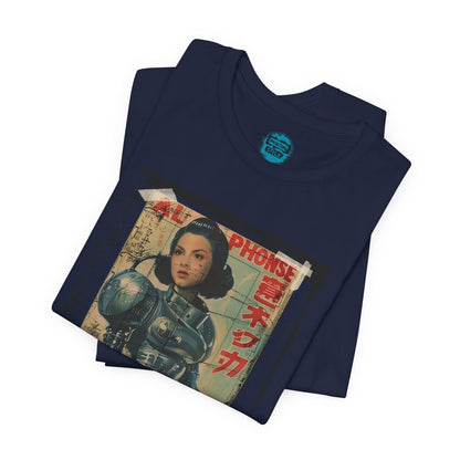Asian Cyberpunk Poster Tee | Japanese Streetwear Anime Sci-Fi T-Shirt