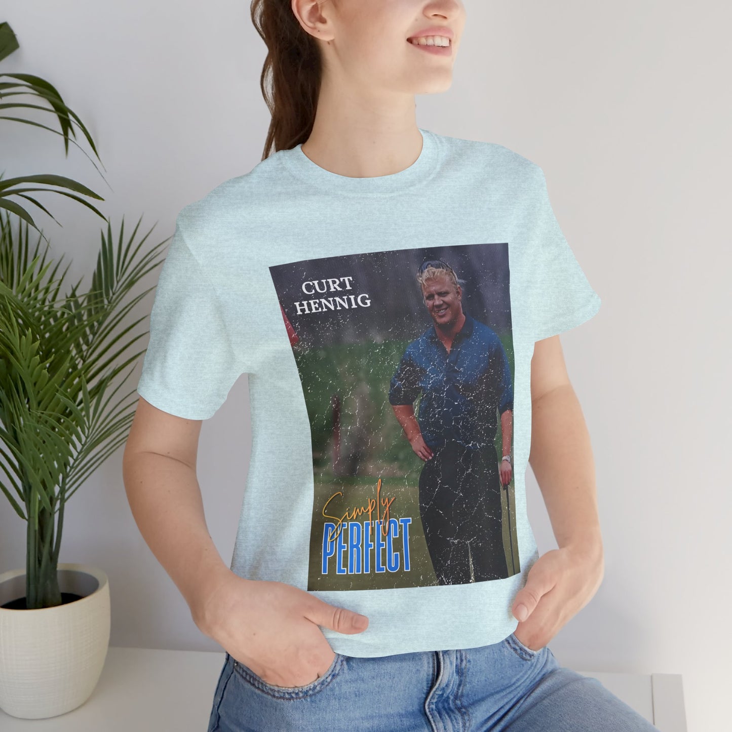 “Simply Perfect” – Vintage Style Mr. Perfect 90s Golf Vignette Tribute Tee