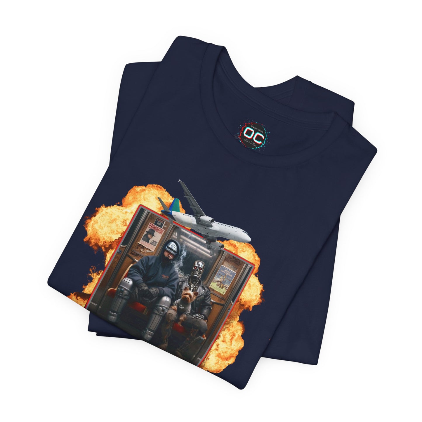 Planes, Trains, and Cyborgs Tee | Funny 80s Movie Mashup T-Shirt
