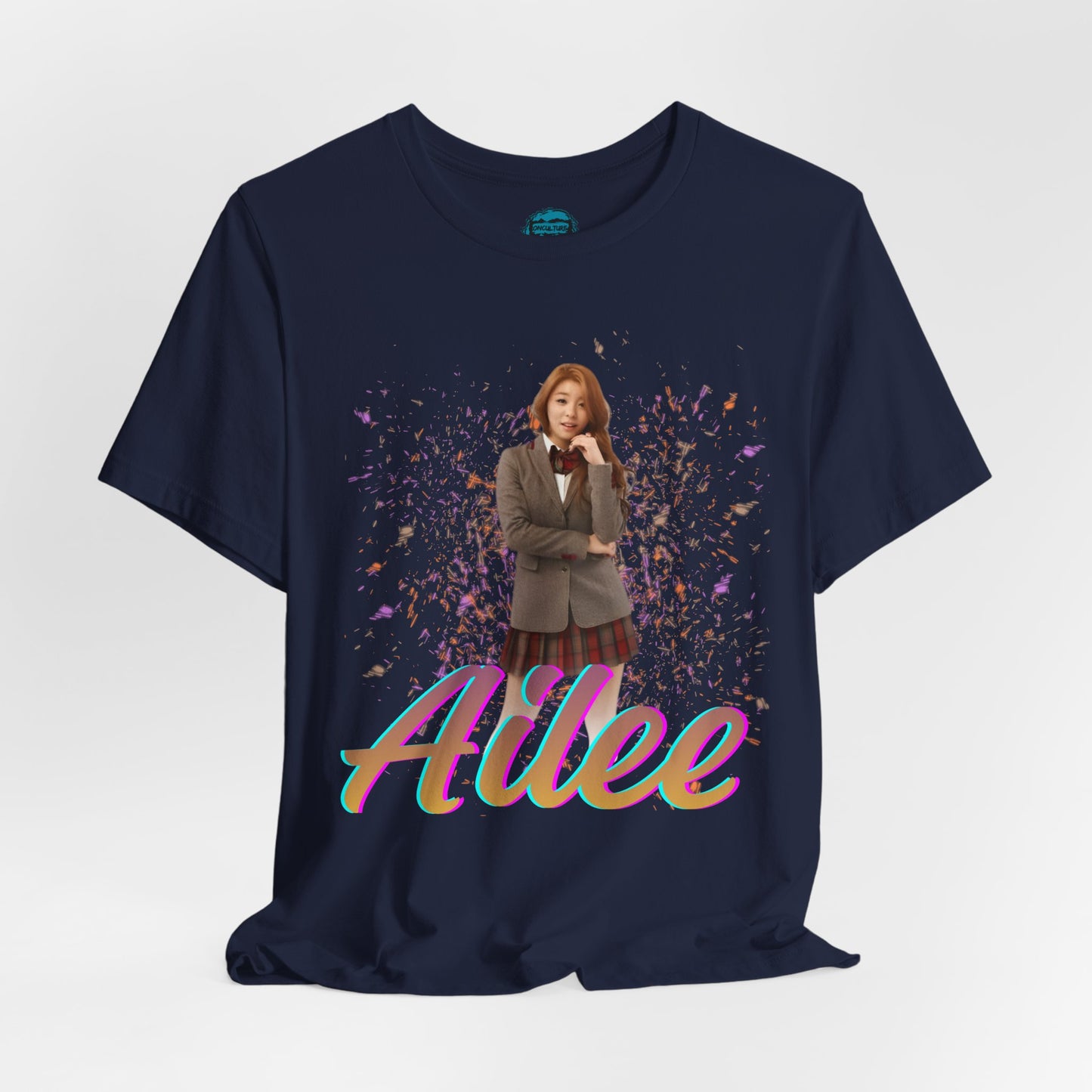 Ailee Fan KPop Tee | K-Idol Fan T-Shirt with Glitter Bomb