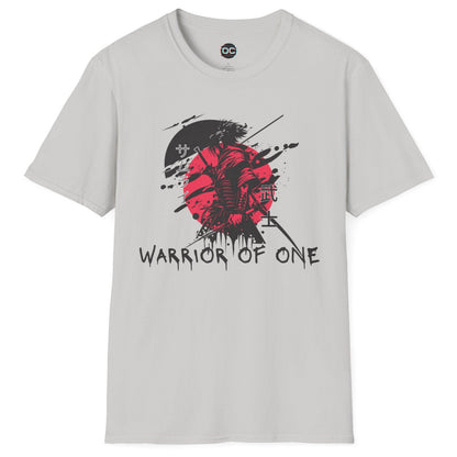 Warrior of One Samurai T-Shirt - Japanese Ink Splatter Art Tee