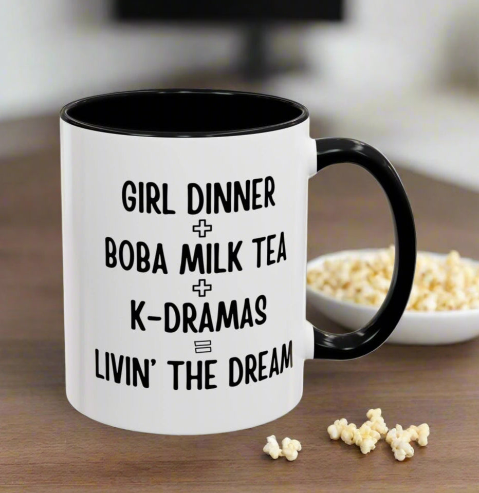 Live The Dream Any Way You Want Mug - In White