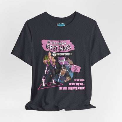 The Hitman Strikes Tee – Comic Book and Pro Wrestling Mash Up Tribute T-Shirt
