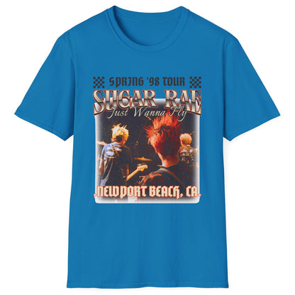 Sugar Rae: Spring '98 Tour T-Shirt – Funny Sugar Ray Band Parody Tee | 90s Concert Spoof Design