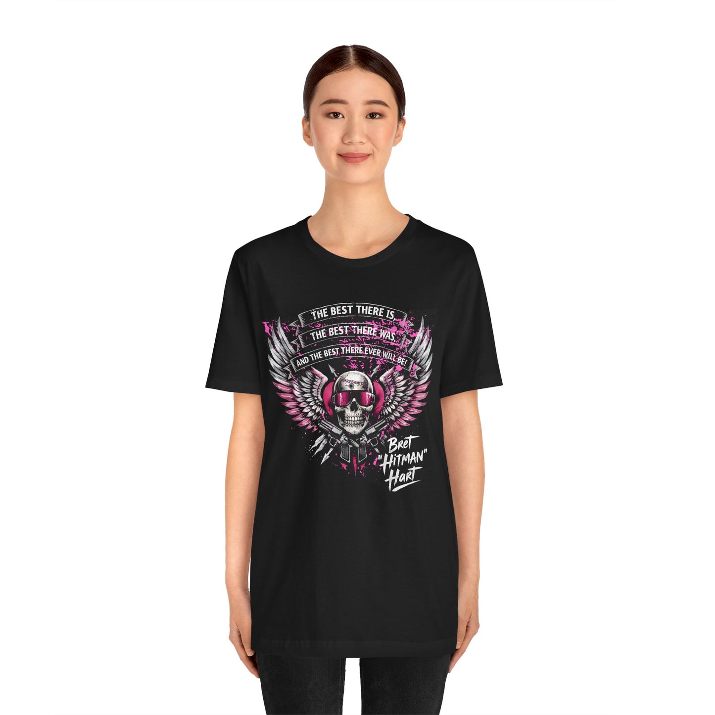 Legendary Skull & Wings Tee – Pro Wrestling Legend Tribute T-Shirt