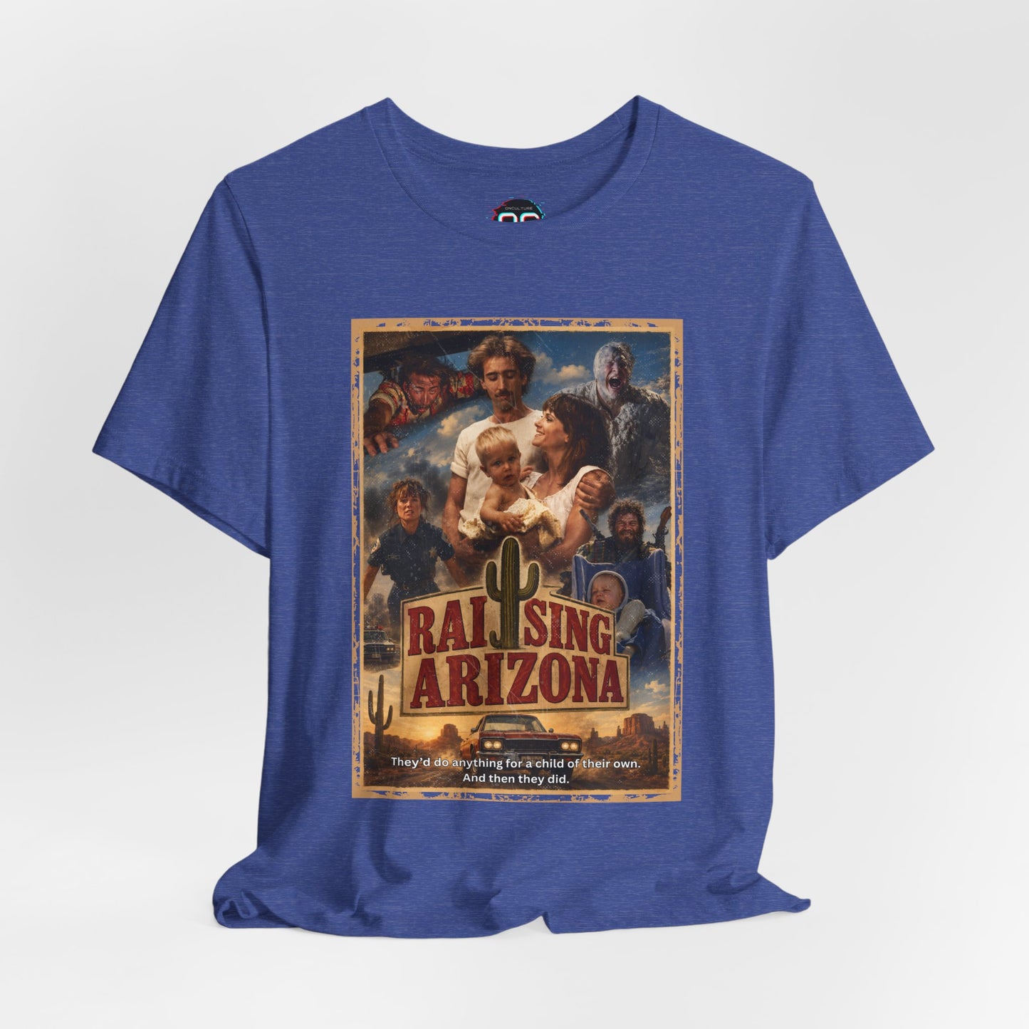 Raising Hell in Arizona Tee | Cult Comedy Movie Poster Tribute T-Shirt