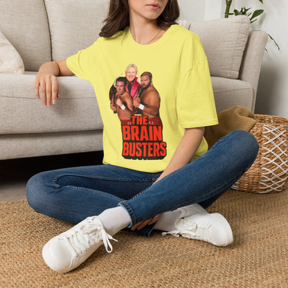 Old School Brain Busters Tee - Arn, Tully, & Bobby Wrestling Shirt by OnCulture