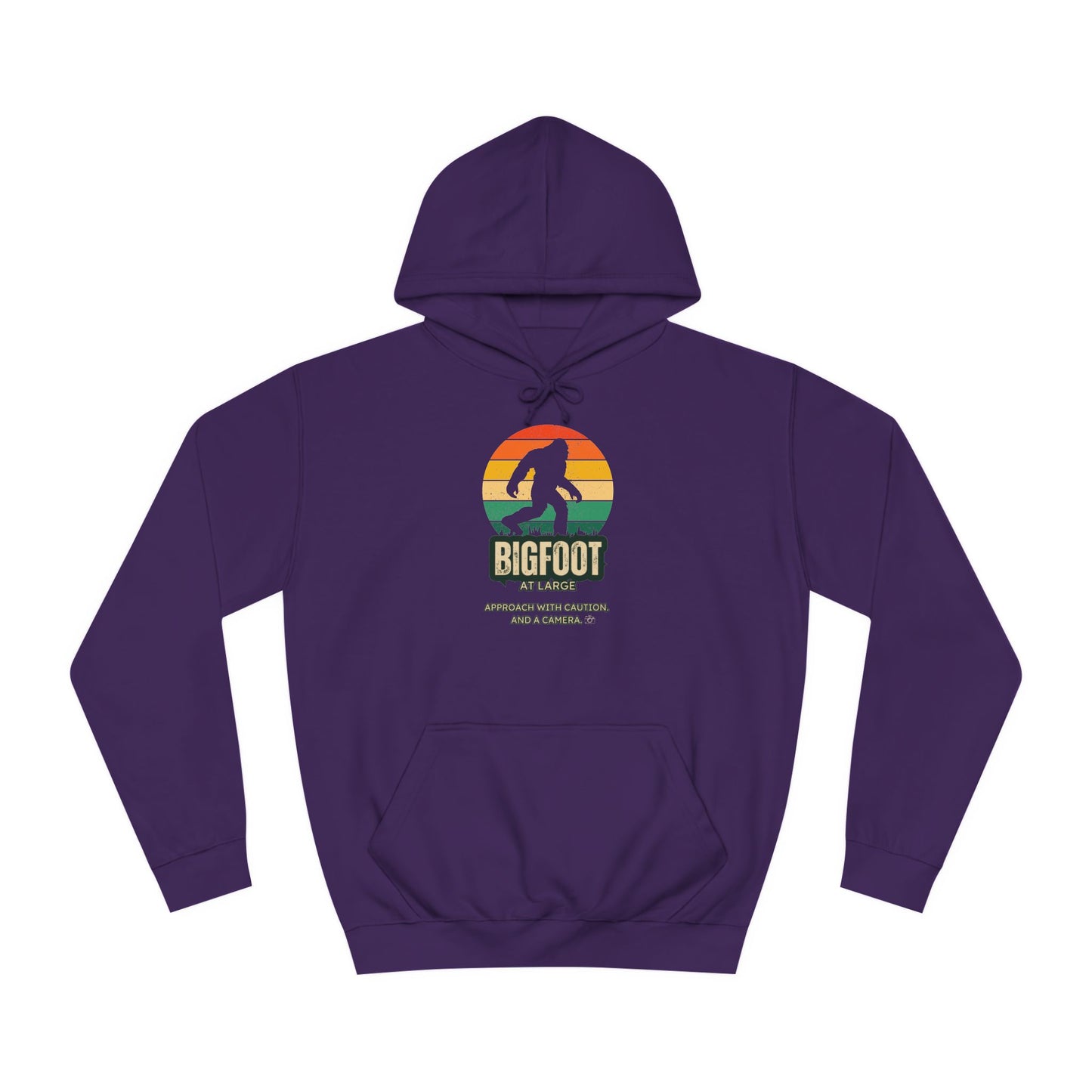 Bigfoot Sighted, Bring Cameras - A Double Sided Hoodie