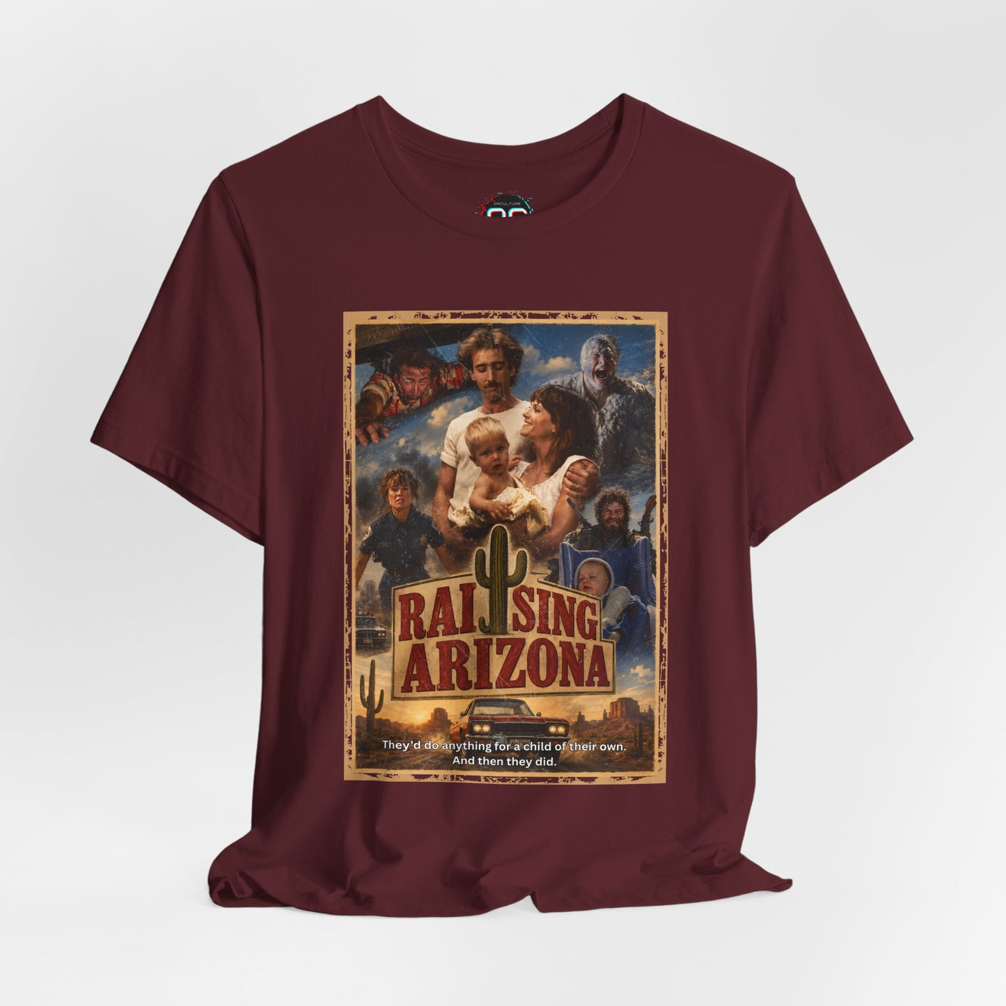 Raising Hell in Arizona Tee | Cult Comedy Movie Poster Tribute T-Shirt