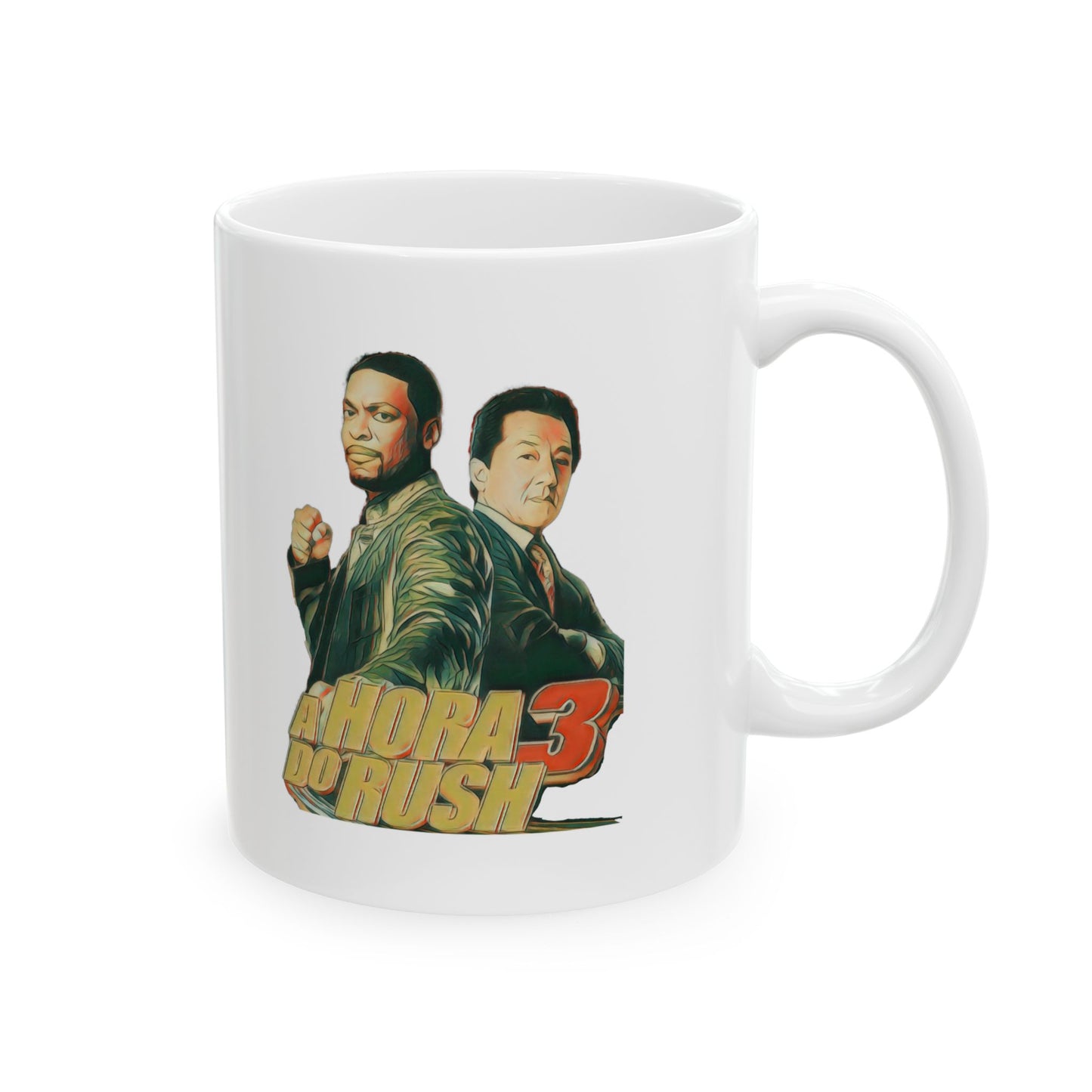 A Hora Do Rush 3 Mug - In White