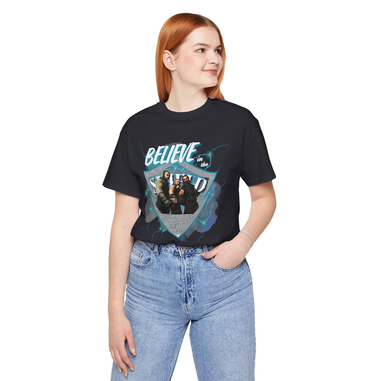 Believe in The SHIELD Tee – Reigns, Ambrose & Rollins Tribute Shirt