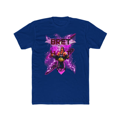 Bret "Hitman" Hart Wrestling T-Shirt - Pink & Black Cartoon Glory!