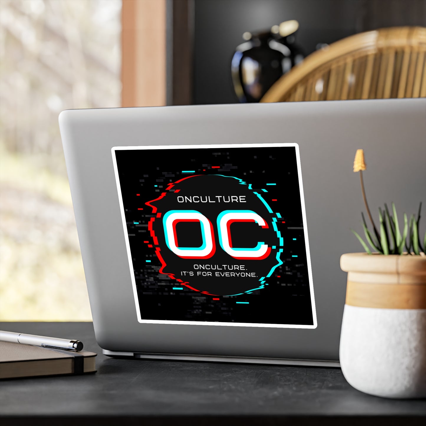 OnCulture Store Branded Vinyl Decals - Vibrant Custom Stickers for Everyone