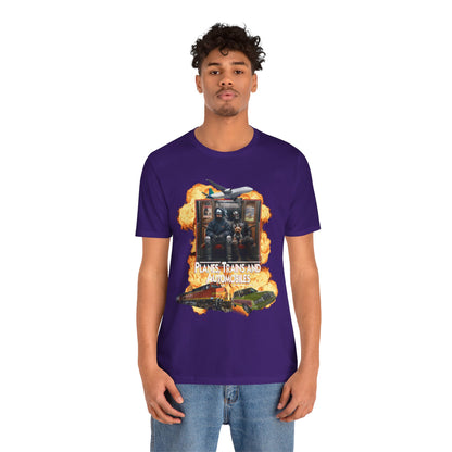 Planes, Trains & Cyborgs Tee – Robocop & Terminator Mashup T-Shirt
