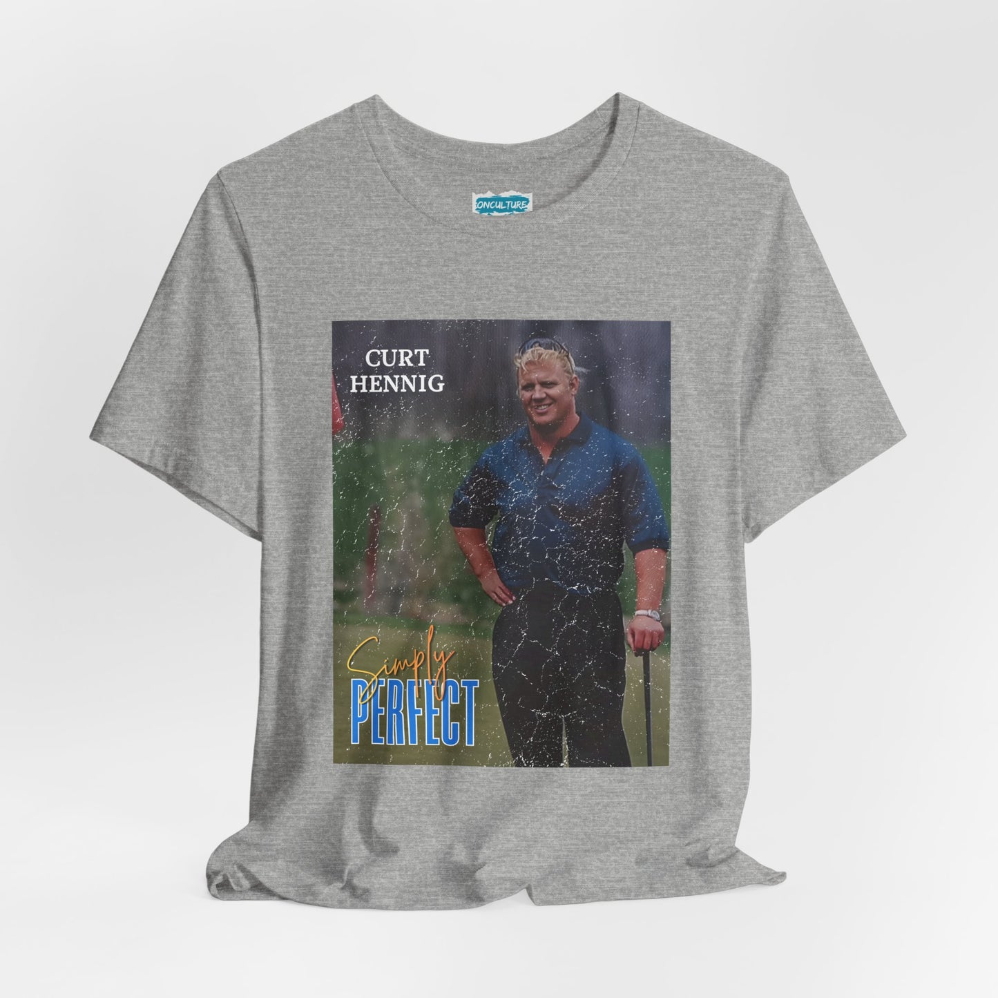 “Simply Perfect” – Vintage Style Mr. Perfect 90s Golf Vignette Tribute Tee