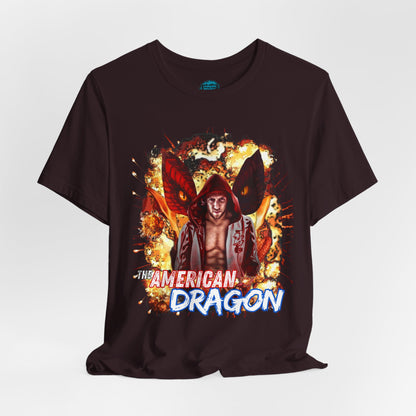 Pro Wrestling Tee, Bryan Danielson “The American Dragon” T-Shirt – Fire & Fury Edition