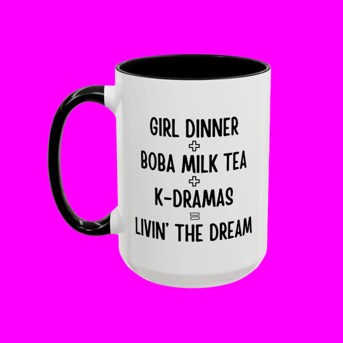 Live The Dream Any Way You Want Mug - In White