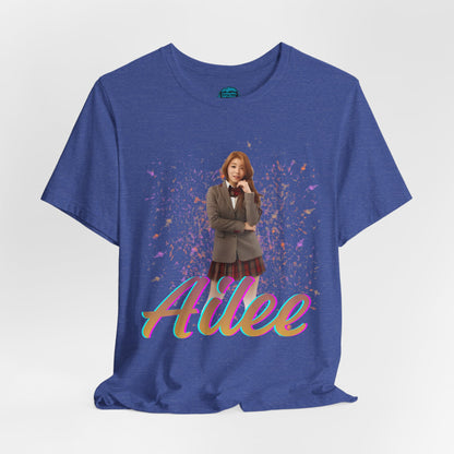 Ailee Fan KPop Tee | K-Idol Fan T-Shirt with Glitter Bomb